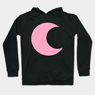 Pink Crescent Moon Hoodie